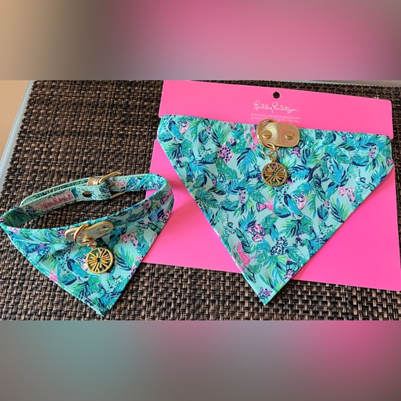 Lilly Pulitzer SMALL Dog Collar - Picture 5 of 5